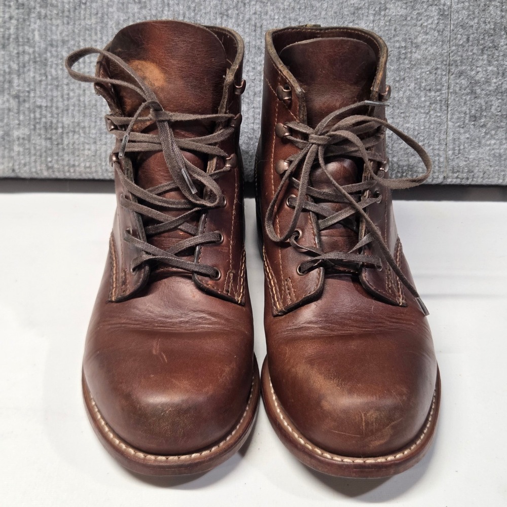 Wolverine 1000 Mile Women's Boots 6.5 B Brown Leather Lace Up Made in USA W05301